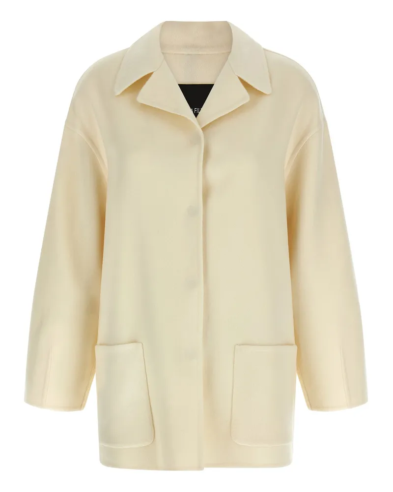 Fabiana Filippi Cashmere Mantel White