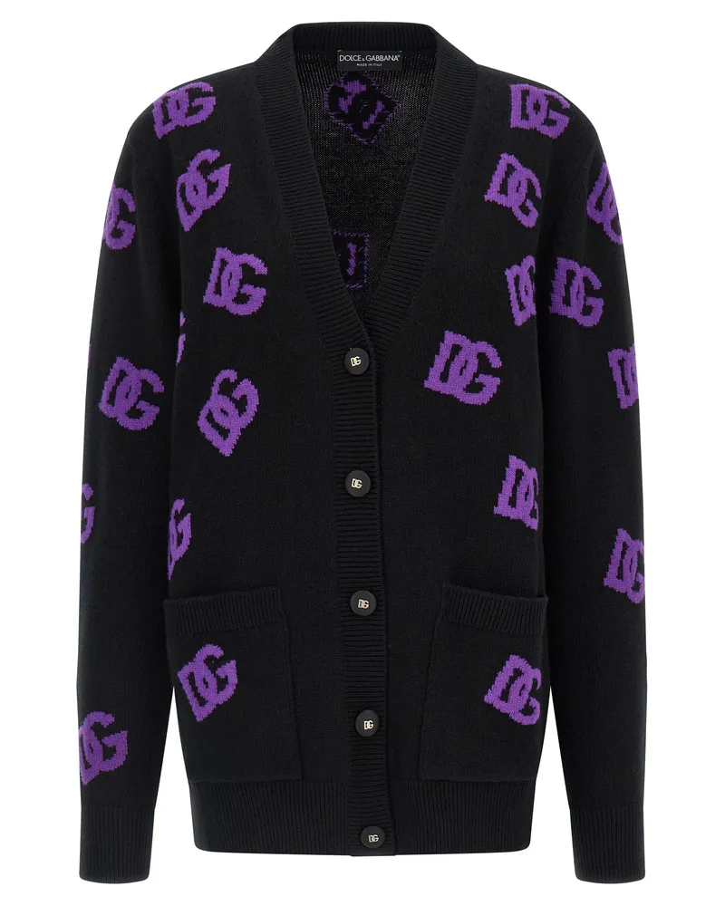 Dolce & Gabbana Logo Cardigan Multicolor