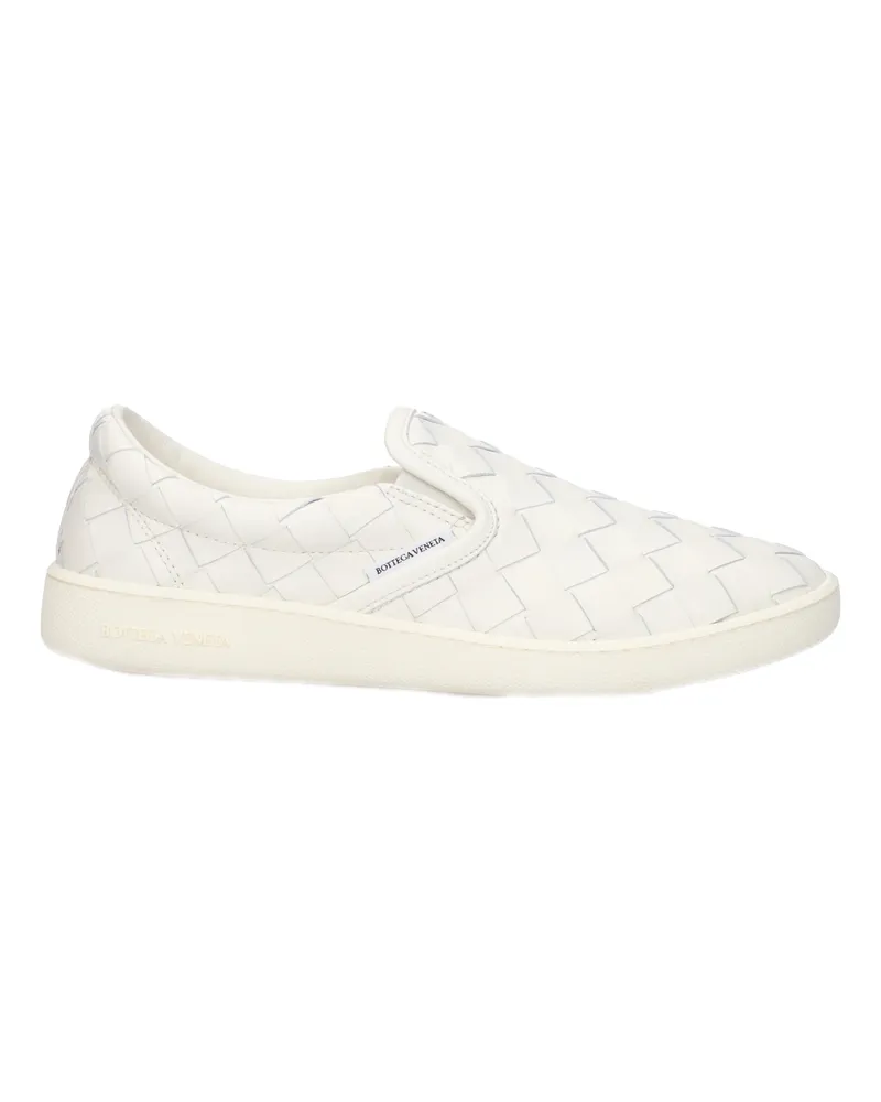 Bottega Veneta Slip auf Männer Leder Beige/Elfenbein -