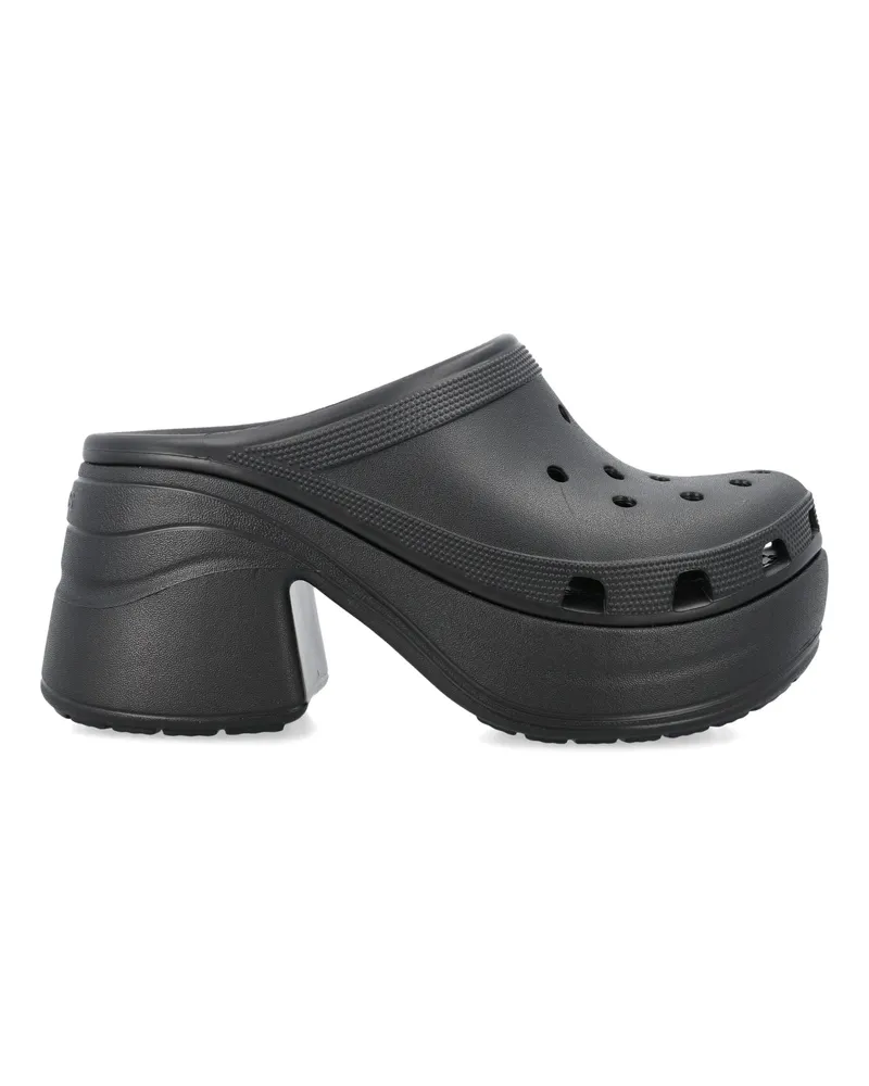Crocs flache Schuhe schwarz Black