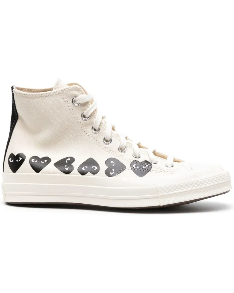 Comme des Garçons Comme des Garçons spielen hohe Turnschuhe White