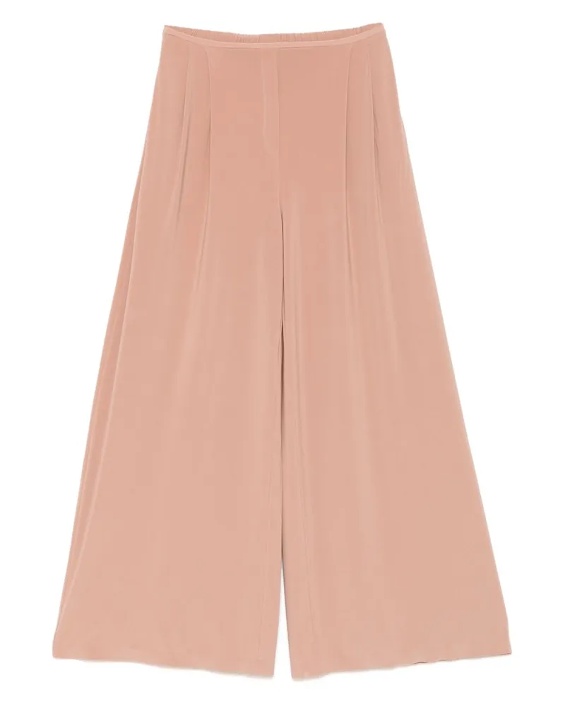 Norma Kamali Wide Bein Hosen Beige