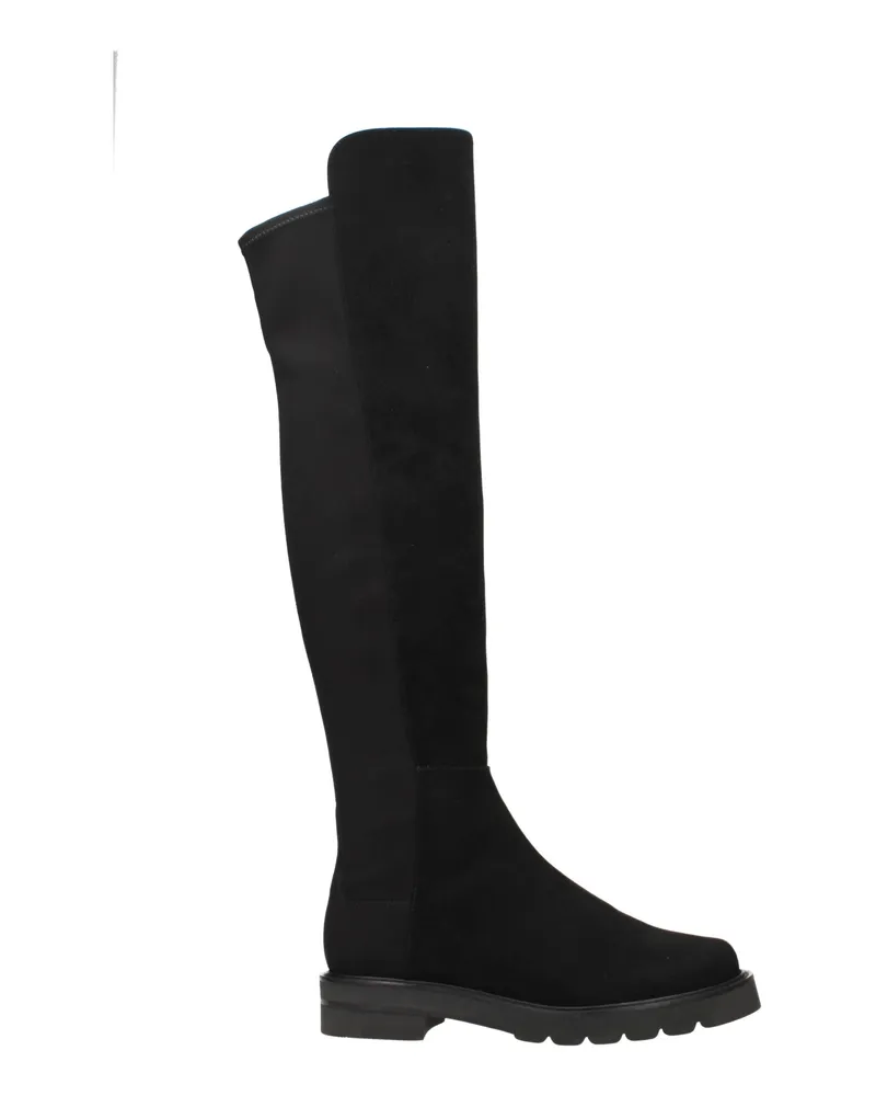 Stuart Weitzman Stiefel 5050 Frauen Wildleder Schwarz -