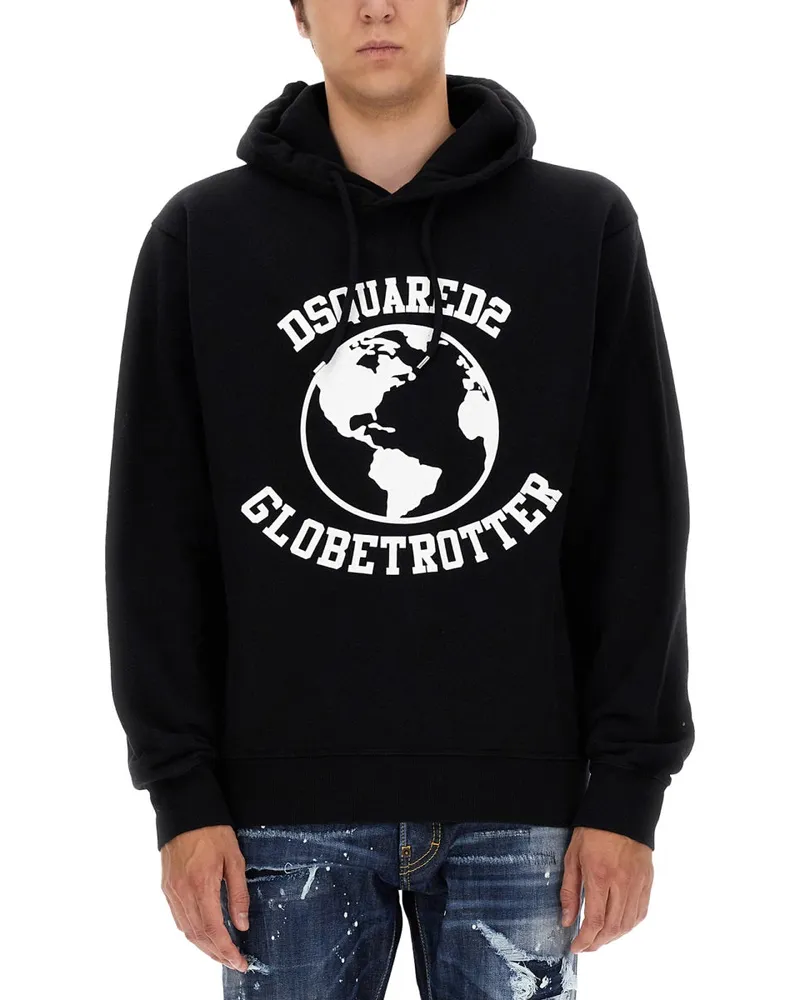 Dsquared2 Globrotter Sweatshirt Black