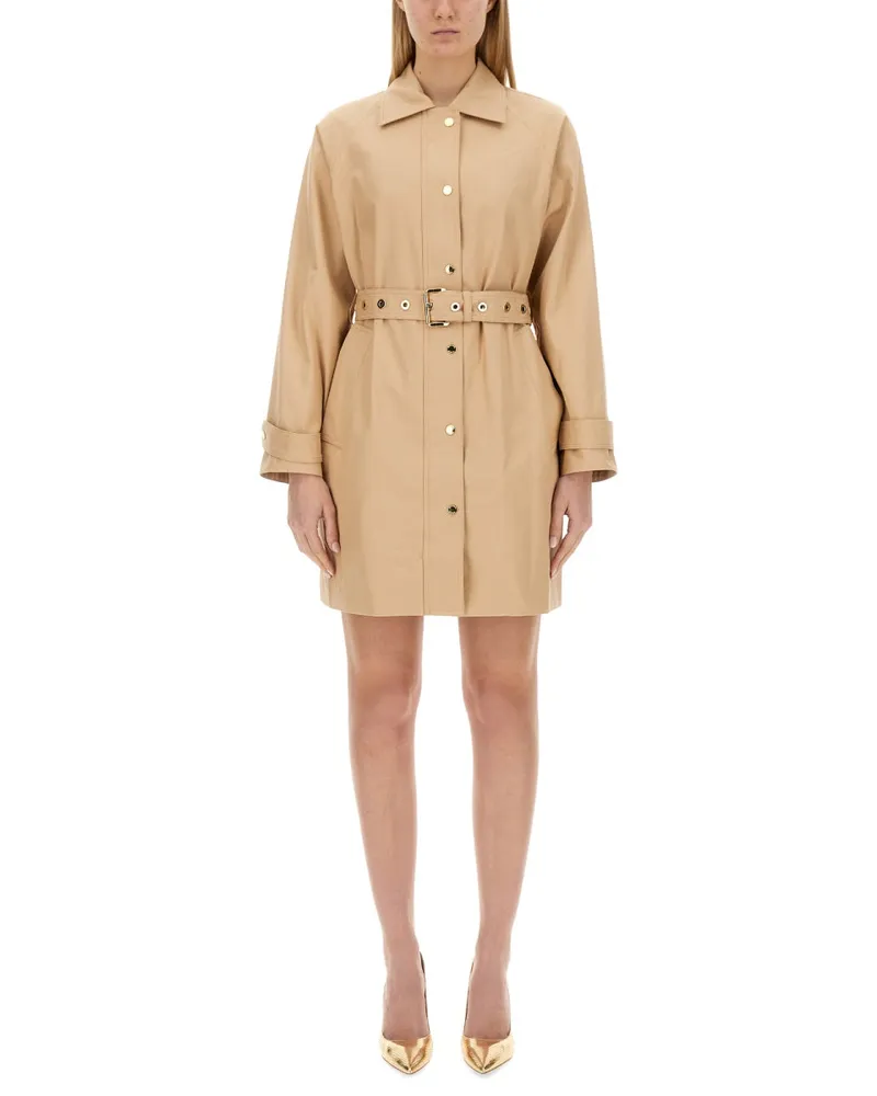 Michael Kors Michael von Michael Kors Cotton Trench Coat Beige