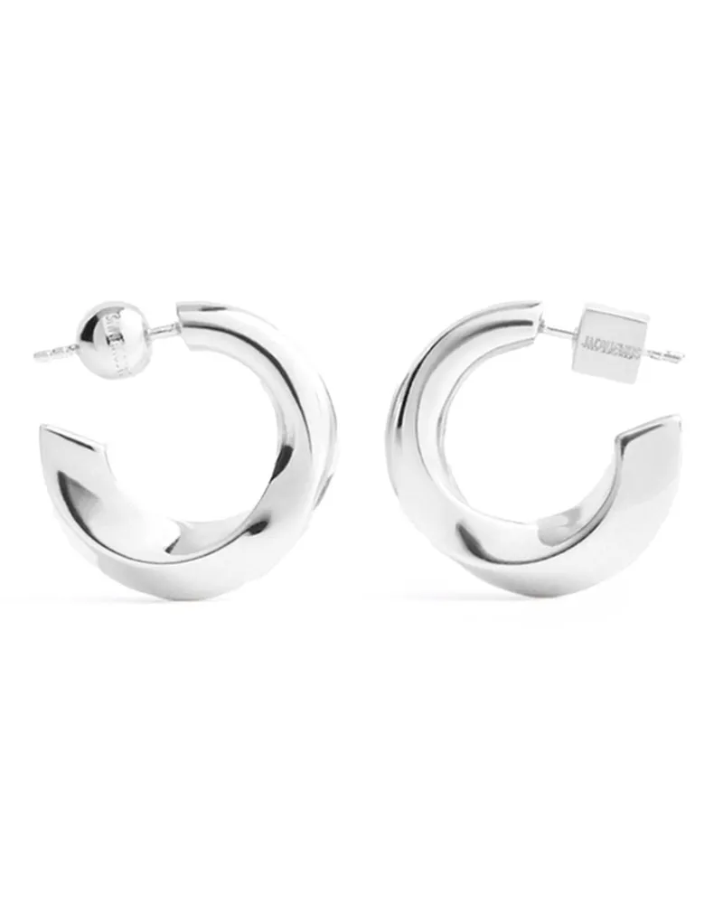 Jacquemus Les Creoles Turnierohrringe Silver
