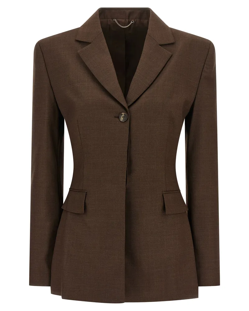 Magda Butrym 03' Blazer Brown
