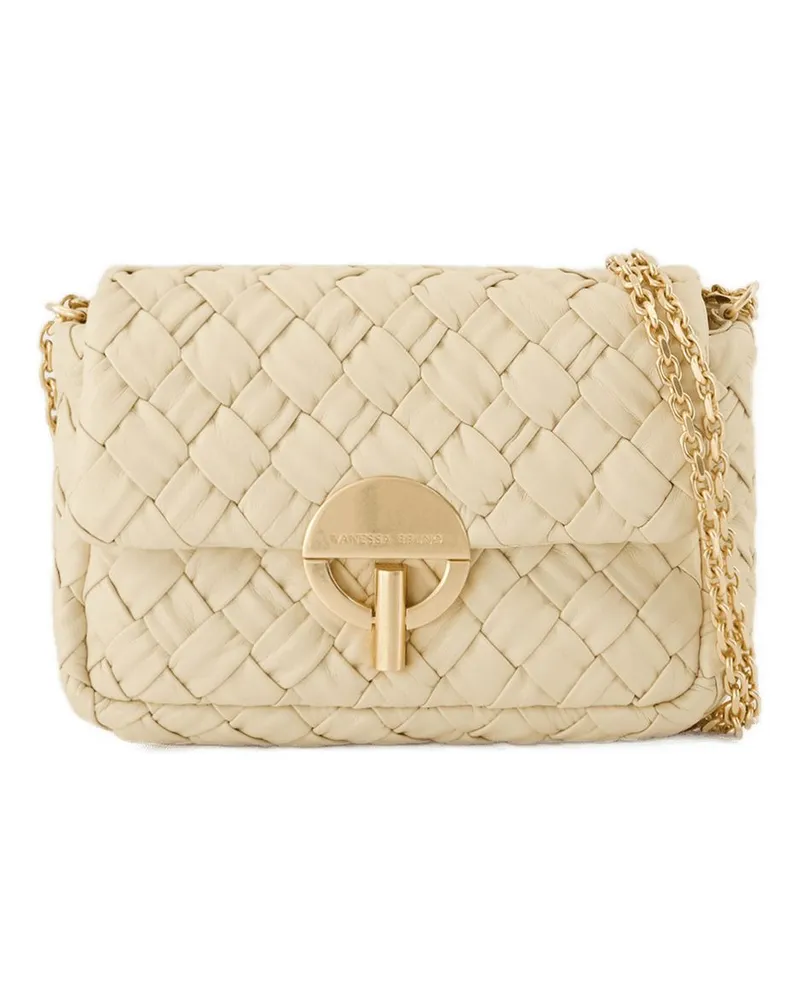 Vanessa Bruno Mond Umhängetasche  Leder Beige Beige