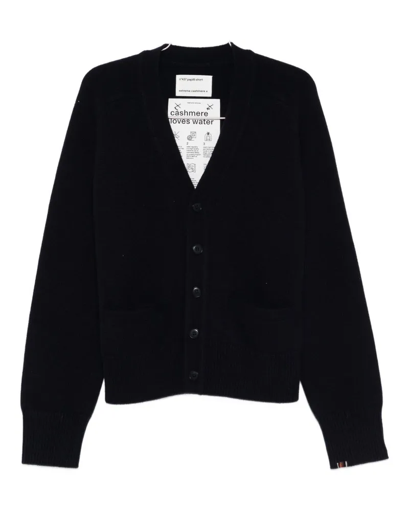 extreme cashmere Kaschmir-Cardigan aus extremem Kaschmir Blue