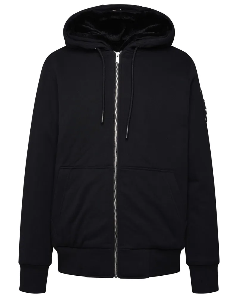 Moose Knuckles Elch Knuckles Classic Bunny 3 Jacke in schwarzer Baumwollmischung Black