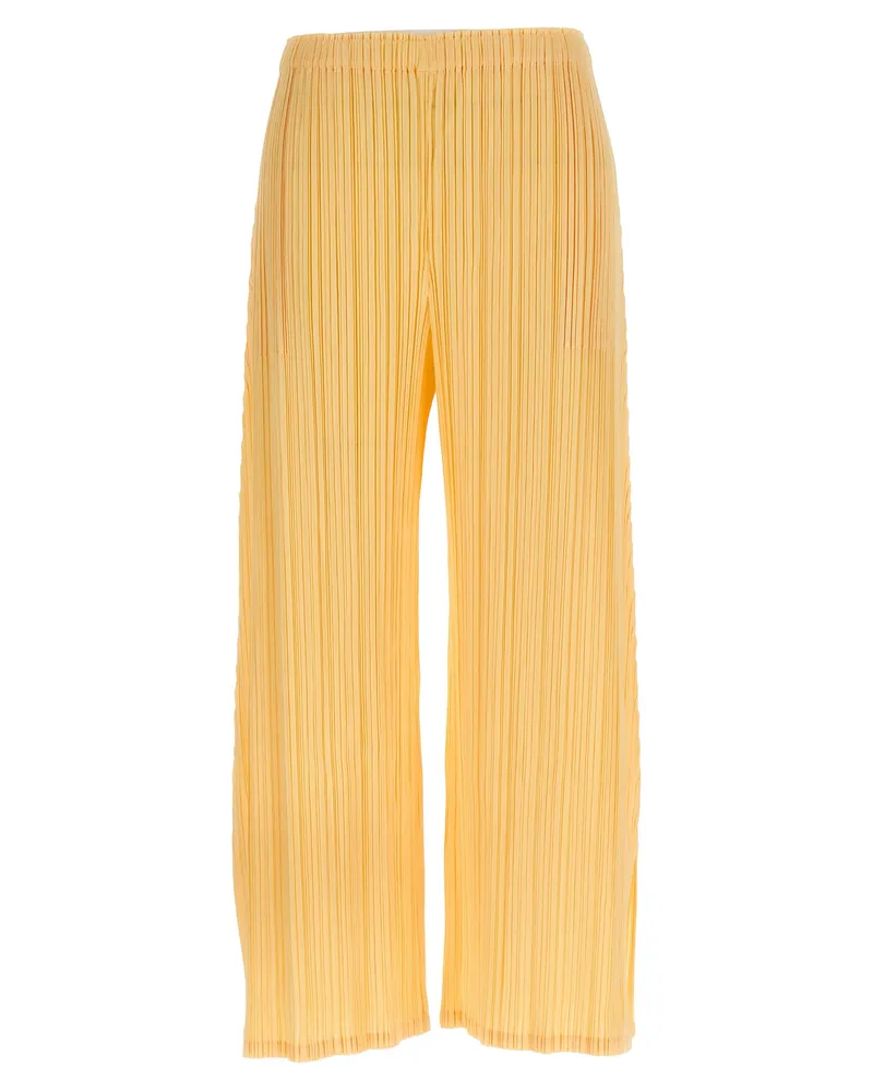 Issey Miyake Falten bitte Issey Miyake 'Mellow Fleats' Hosen Yellow
