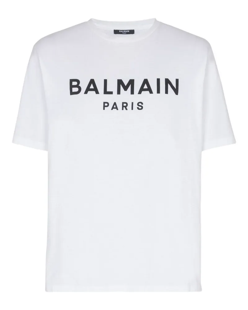 Balmain T -Shirts und Polos weiß White
