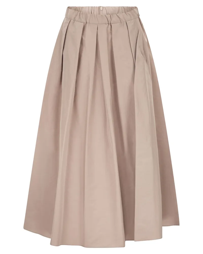 Weekend Max Mara Wkdcurvato Langer Taftrock Pink