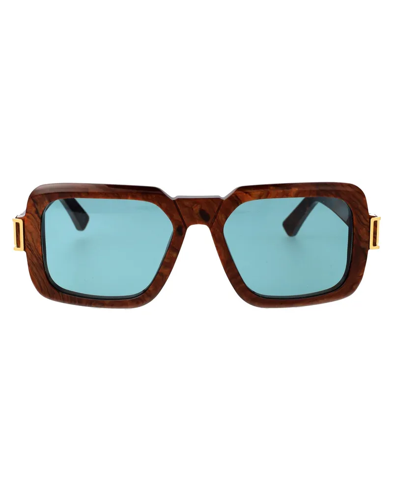 Marni quadratische Sonnenbrille CPZ CV23 Havanna