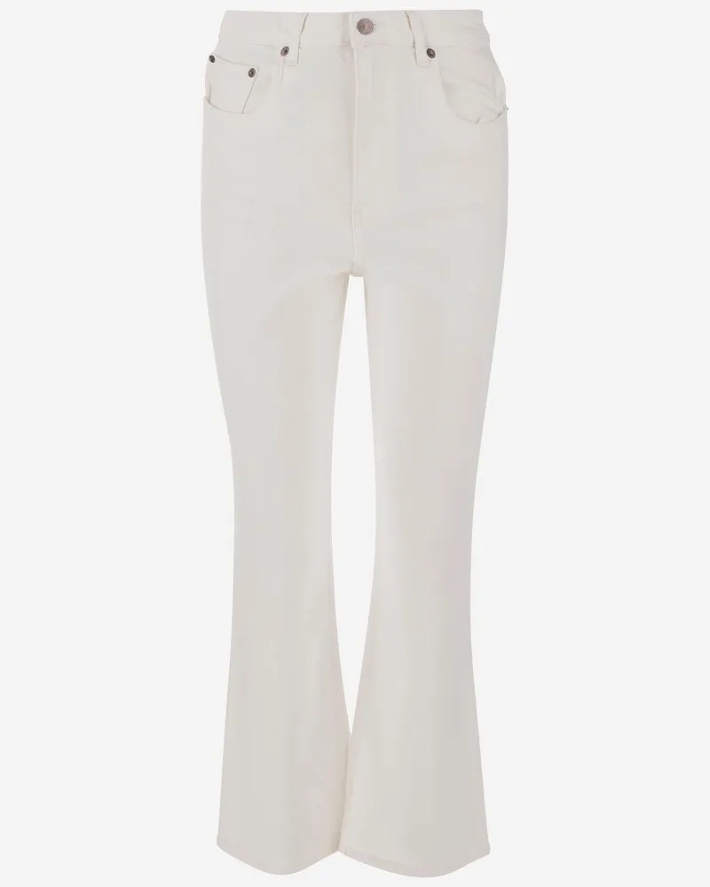 Tory Burch Stretch -Baumwolljeans White