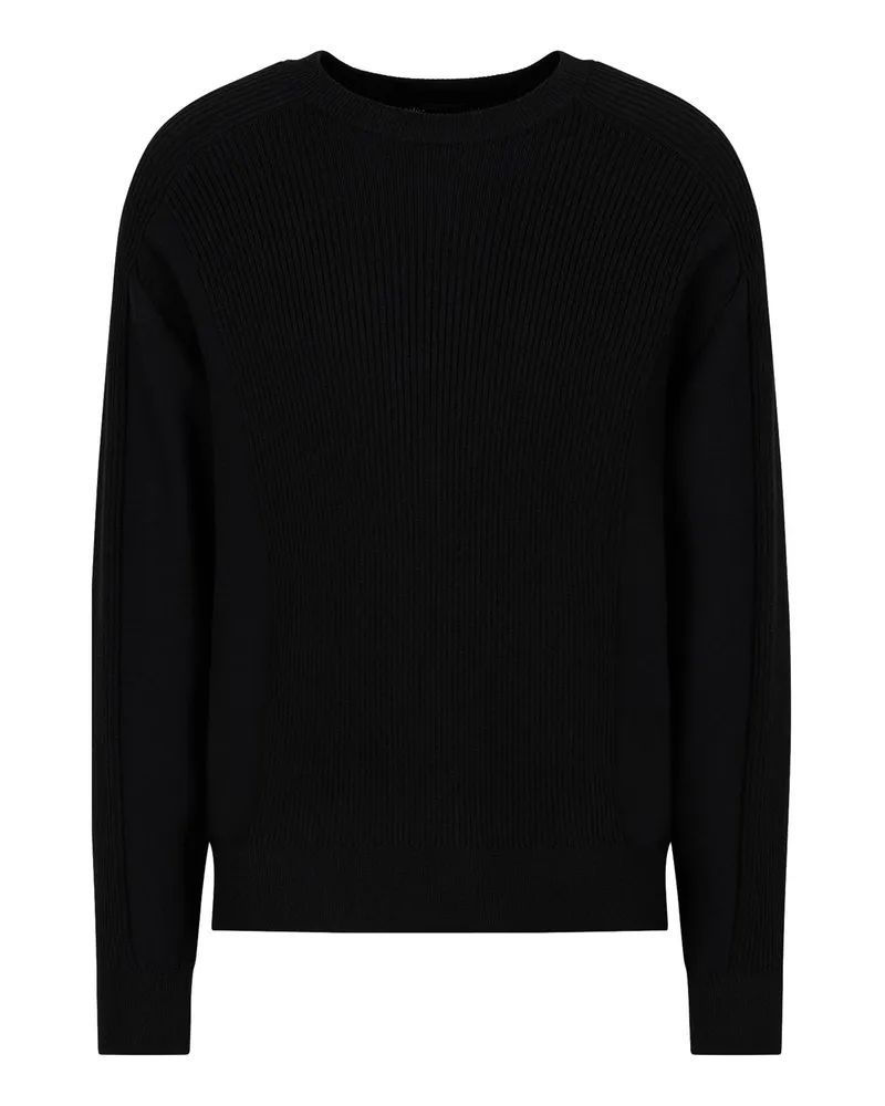 Armani Exchange Armani Austauschpullover schwarz Black