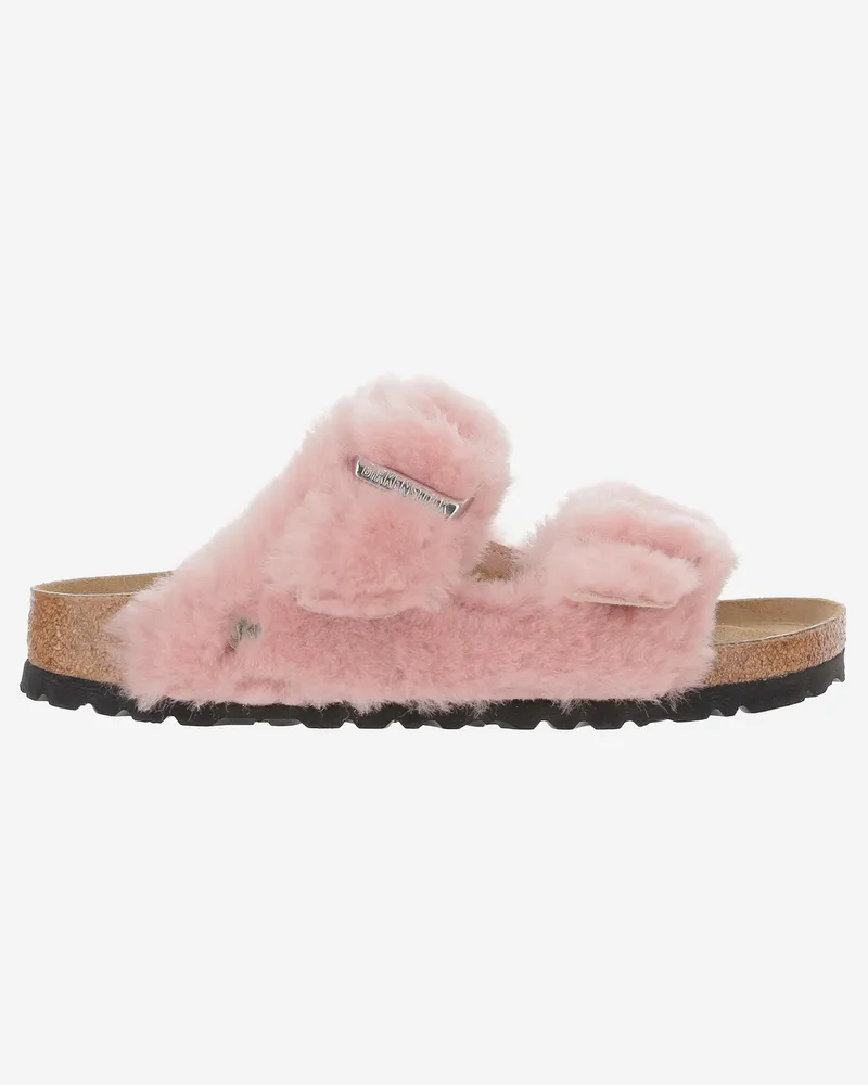 Birkenstock Arizona Sandalen mit großer Schnalle Pink