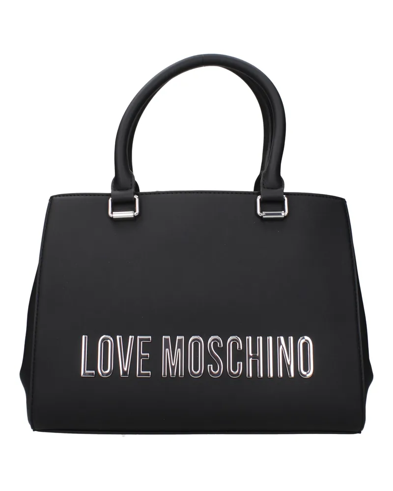 Moschino Damens Handtaschen Polyurethan Schwarz -