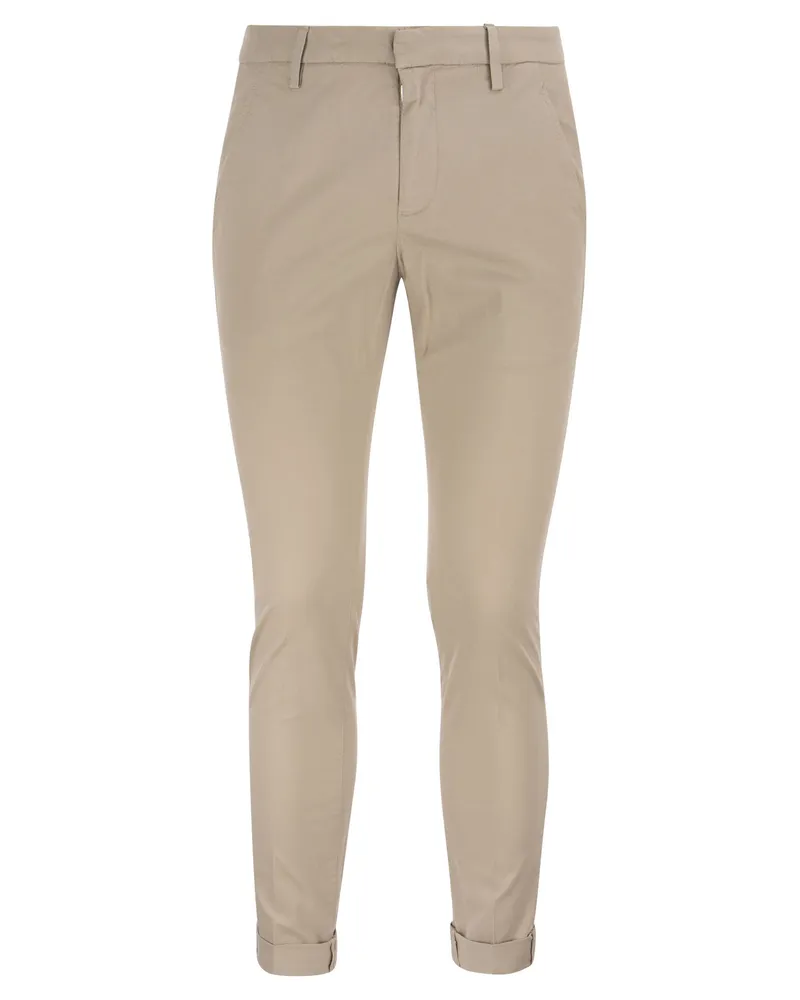 Dondup GAUBERT SLIM FIT HOSEERS Sand