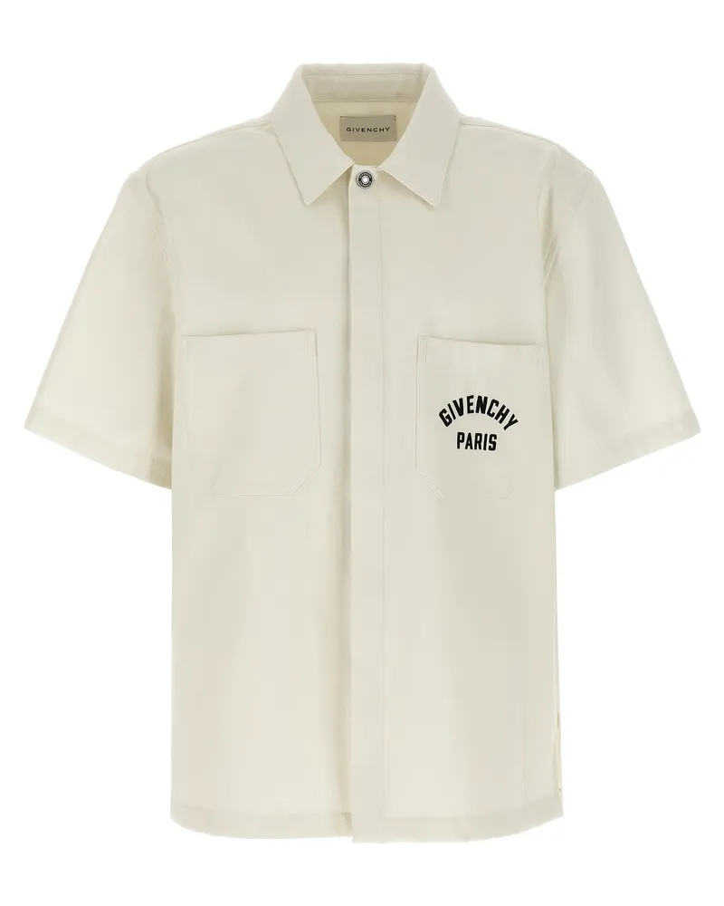 Givenchy Logo Stickhemd Beige