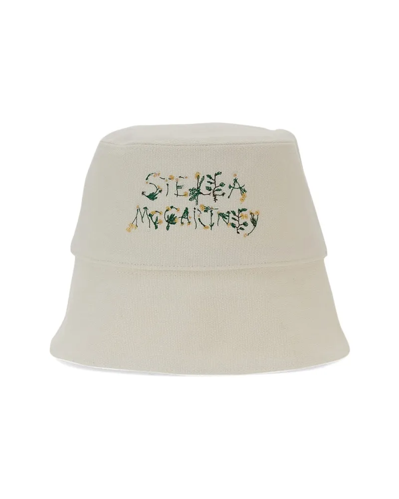 Stella McCartney Stella Mc Cartney Bucket Hut mit Logo White