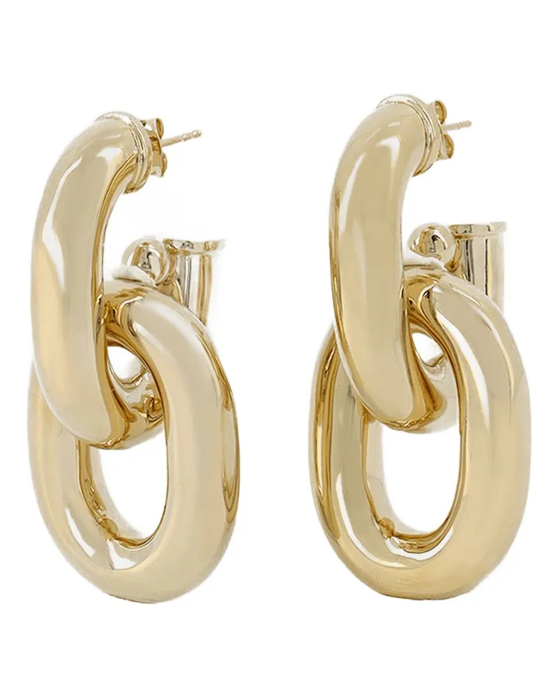 Paco Rabanne Xl Link Hoops Ohrring Paco  Gold Metall Gold