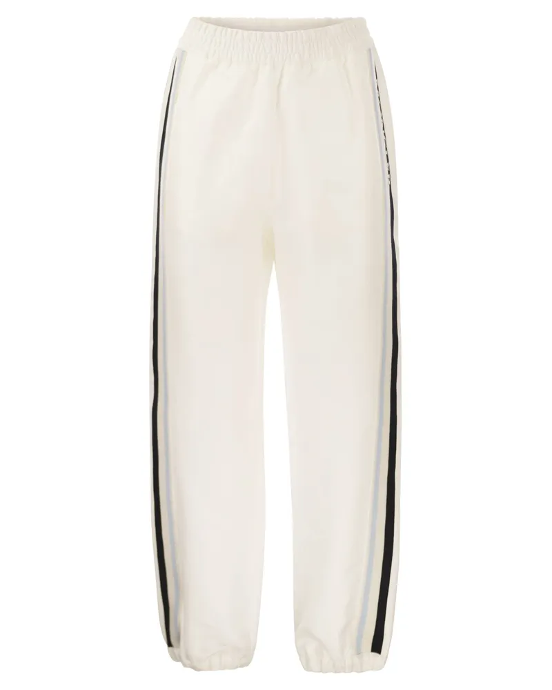 Moncler Twill -Jogger Weiss