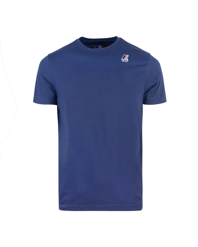 K-Way T -Shirt Le Vrai Eduard Blu Blue