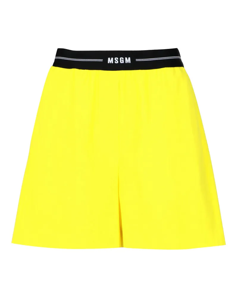 MSGM Shorts gelb Yellow