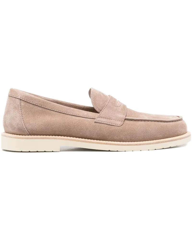 Brunello Cucinelli Ledersneaker Beige