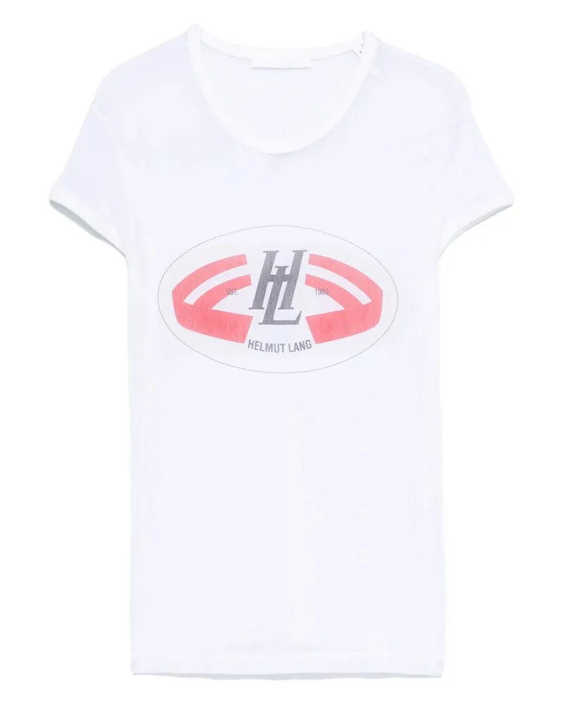 Helmut Lang Logo Slim Tee.f Nylo 