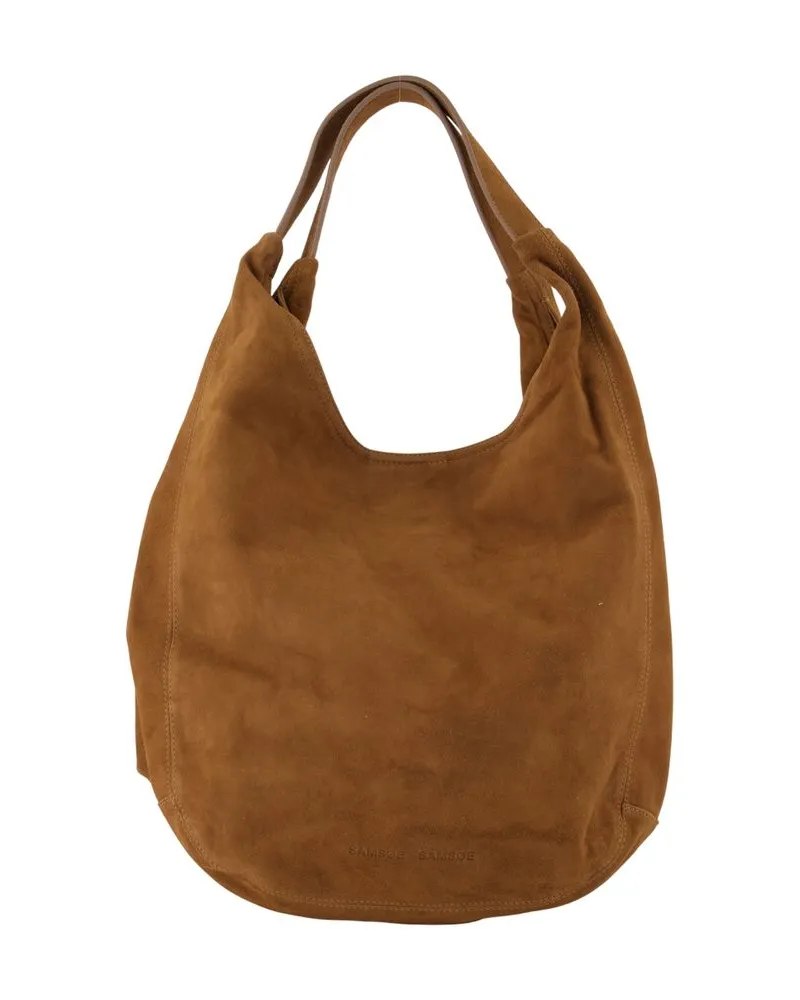 Samsøe & Samsøe Sacima Shopper Bag Samsoe Samsoe Lederbraun Braun
