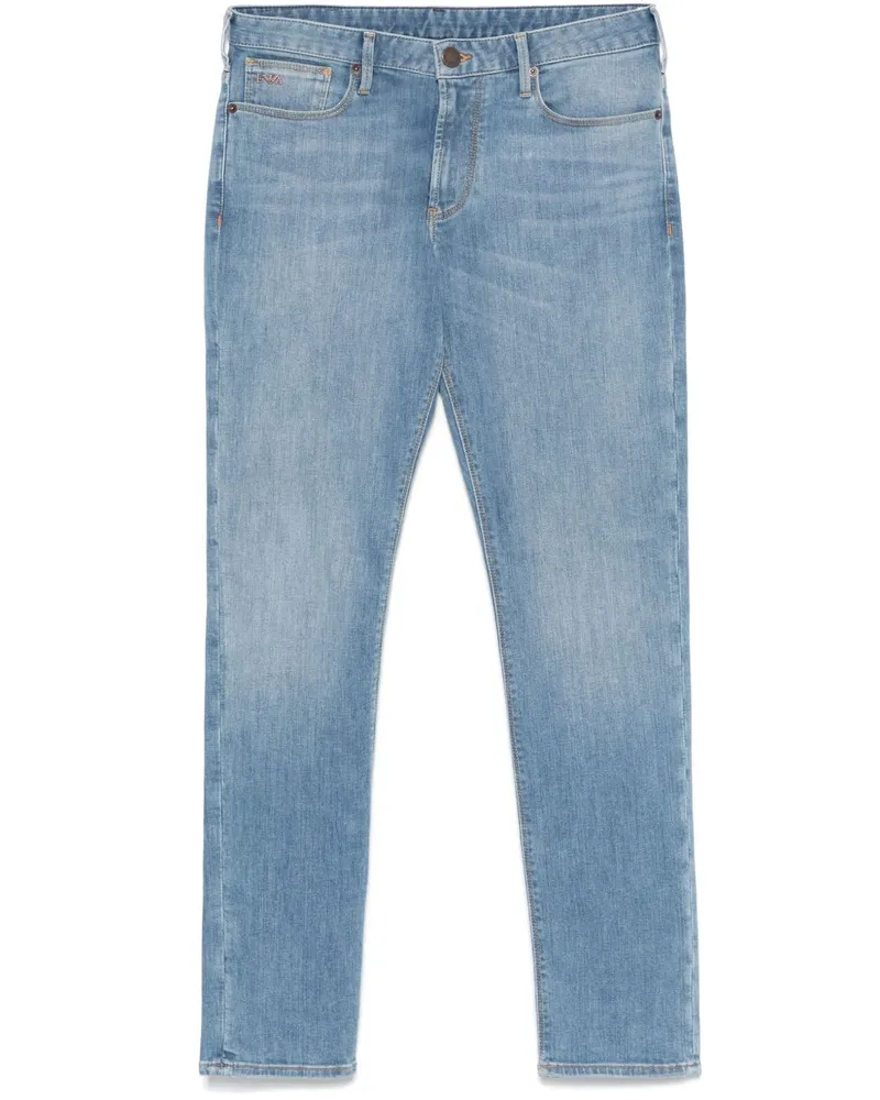 Emporio Armani Denim Cotton Jeans Clear