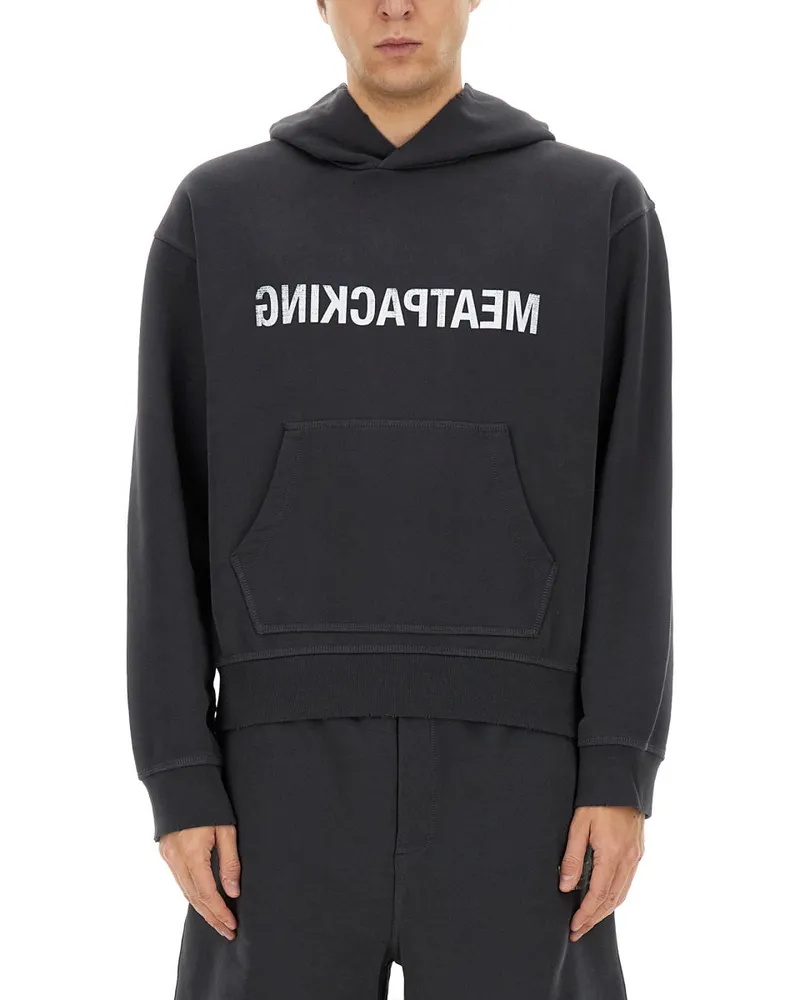 Helmut Lang Meatpacking" Hoodie Black
