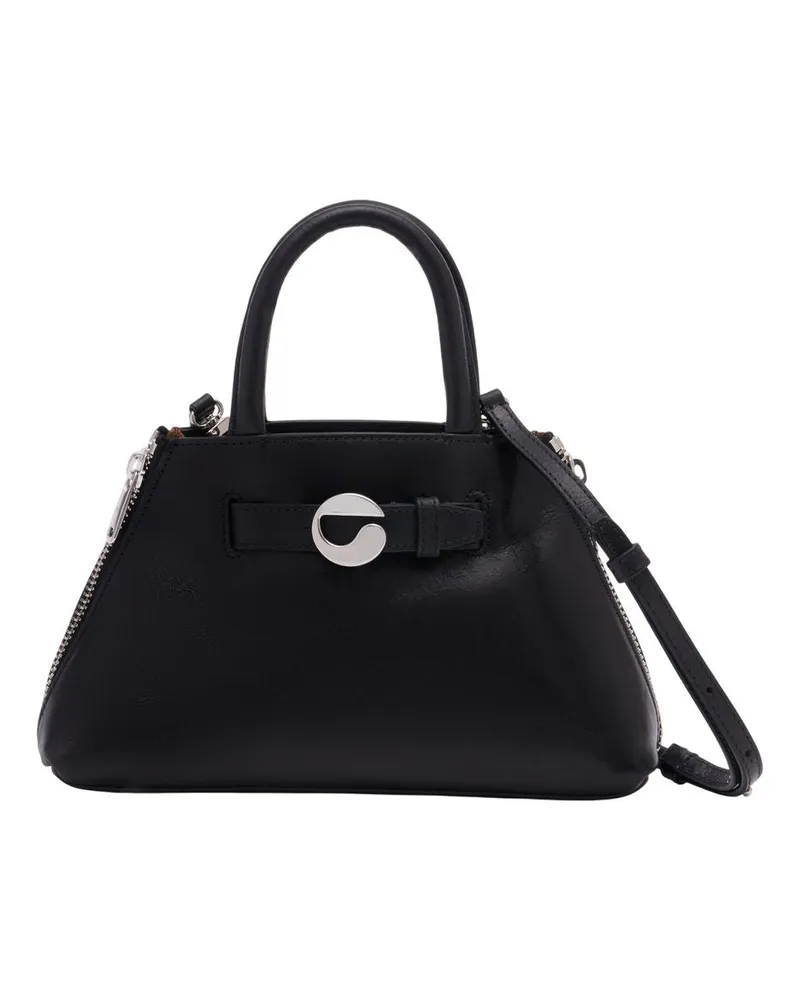 COPERNI Mini-Datentasche  Leder Schwarz Schwarz