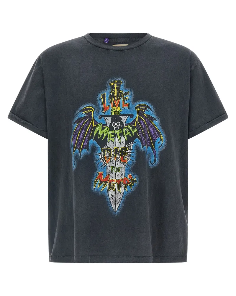 GALLERY DEPT. Live For Metal“ T-Shirt Black