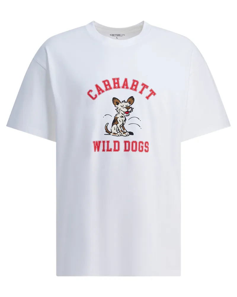 Carhartt WIP S/S T-Shirt „Wilder Hund White