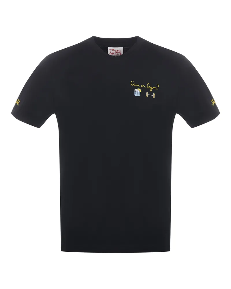 MC2 Saint Barth Cotton T -Shirt Black