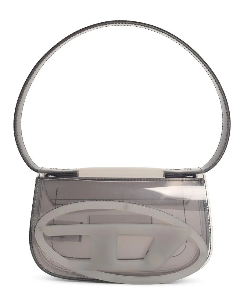 Diesel Iconic '1 Dr Umhängetasche Aus Silber Transparentem Tpu Silver