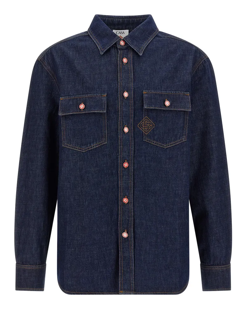 Casablanca Paris Jeanshemd Blue