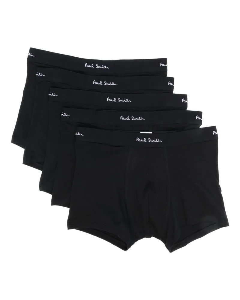 Paul Smith PS Logo Trunk 5 Pack Black