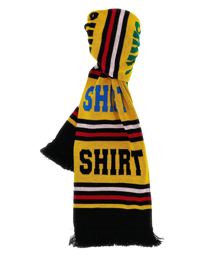 Comme des Garçons Comme des Garcons Hemd intarsien Schal Multicolor