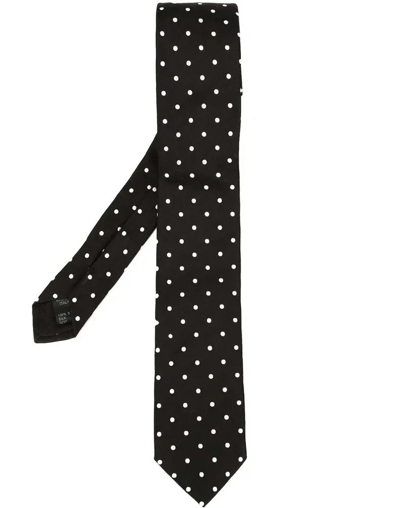 Dolce & Gabbana Polka Dot Jacquard-Krawatte N0000