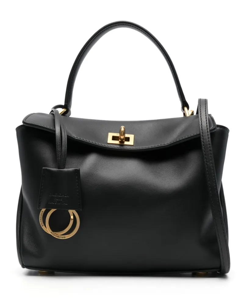 Balenciaga Rodeo Mini Lederhandtasche Black