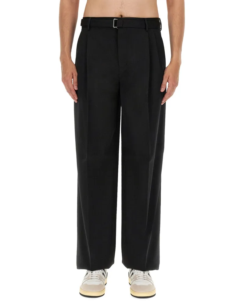 Lanvin Wide -Bein Hosen Black