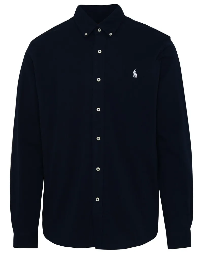 Ralph Lauren Blue Baumwollhemd Navy