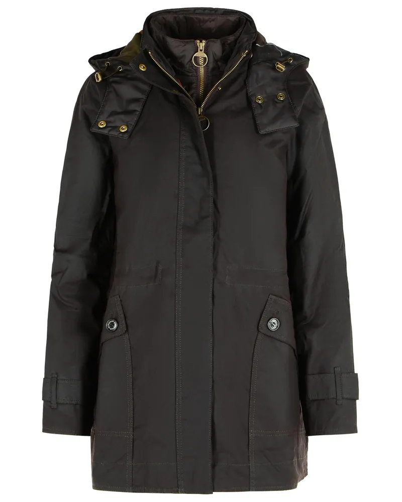 Barbour braune Baumwolljacke Brown