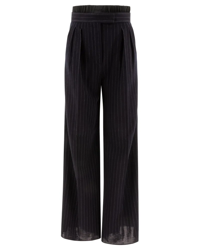 Max Mara Piroghe" -Pinstreifenhose Blue