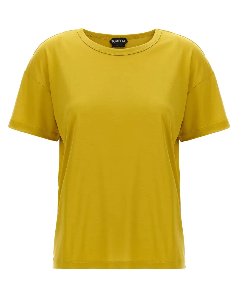 Tom Ford Silk T -Shirt Yellow