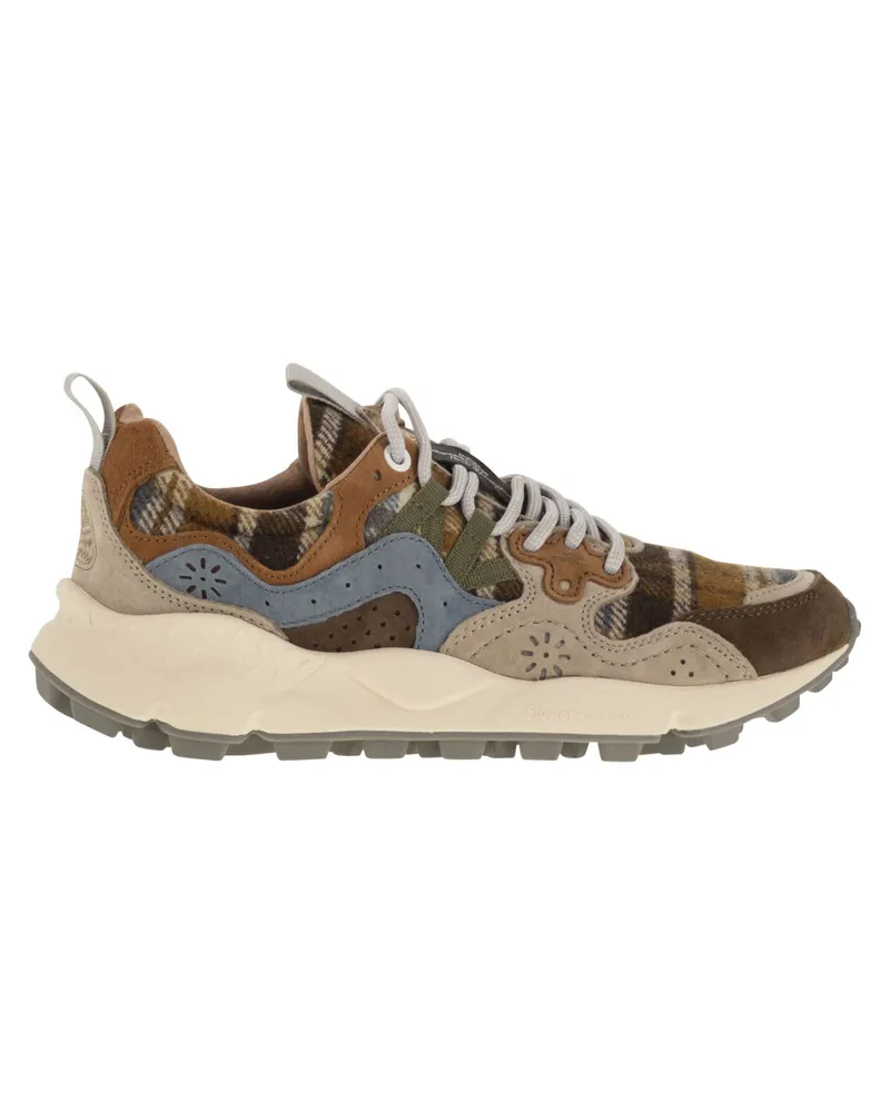 Flower MOUNTAIN Yamano 3 Wildleder- und Woll -Turnschuhe Brown